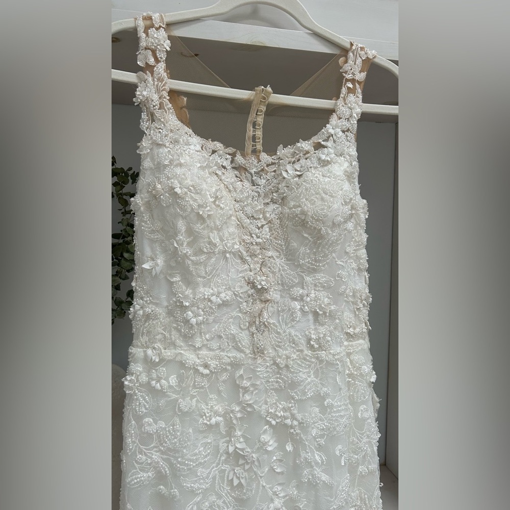 3D Floral Wedding Dress